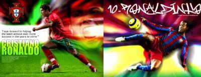 ronaldinho vs c.ronaldo